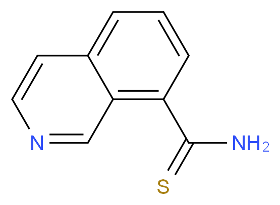 ISOQUINOLINE-8-CARBOTHIOIC ACID AMIDE_Molecular_structure_CAS_885272-58-2)
