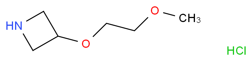 3-(2-methoxyethoxy)azetidine hydrochloride_Molecular_structure_CAS_)