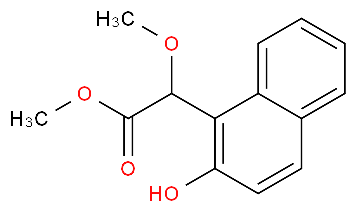 Methyl (2-hydroxynaphth-1-yl)(methoxy)acetate_Molecular_structure_CAS_)