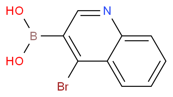 4-BROMOQUINOLINE-3-BORONIC ACID_Molecular_structure_CAS_745784-06-9)
