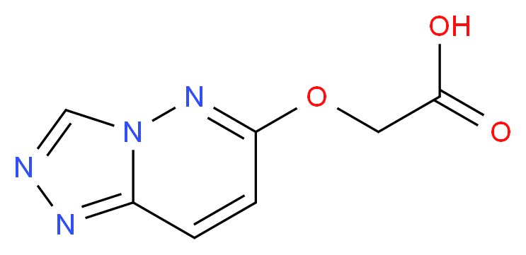 ([1,2,4]Triazolo[4,3-b]pyridazin-6-yloxy)-acetic acid_Molecular_structure_CAS_)