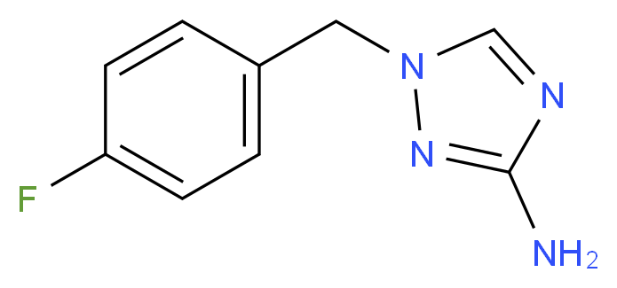 1-(4-Fluorobenzyl)-1H-1,2,4-triazol-3-amine_Molecular_structure_CAS_832739-95-4)
