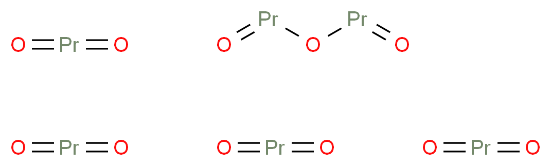 Praseodymium(III,IV) oxide_Molecular_structure_CAS_12037-29-5)