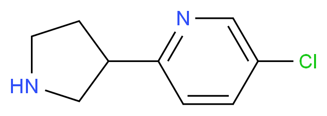 5-chloro-2-(pyrrolidin-3-yl)pyridine_Molecular_structure_CAS_1196147-41-7)