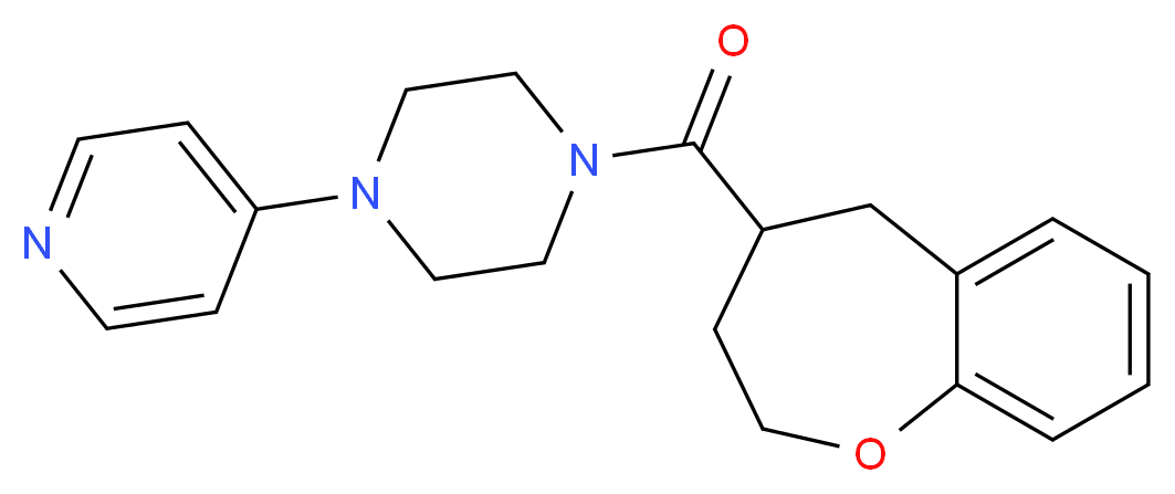 1-pyridin-4-yl-4-(2,3,4,5-tetrahydro-1-benzoxepin-4-ylcarbonyl)piperazine_Molecular_structure_CAS_)