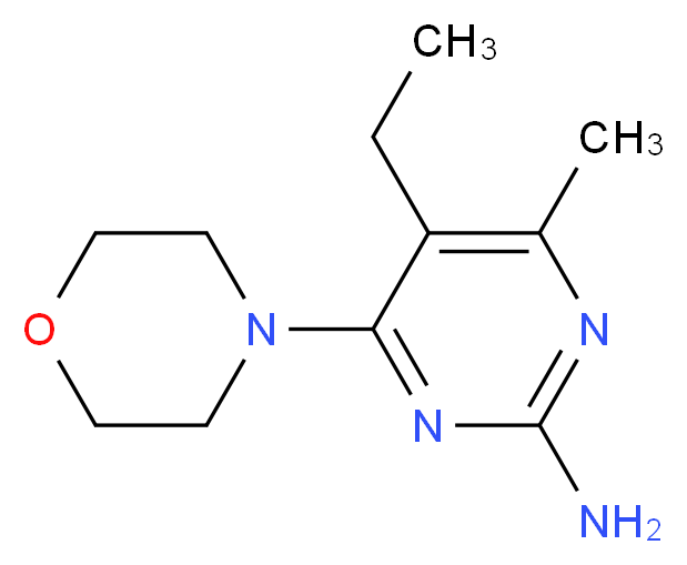 5-ethyl-4-methyl-6-(4-morpholinyl)-2-pyrimidinamine_Molecular_structure_CAS_424813-05-8)