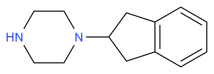 1-(2,3-dihydro-1H-inden-2-yl)piperazine_Molecular_structure_CAS_)