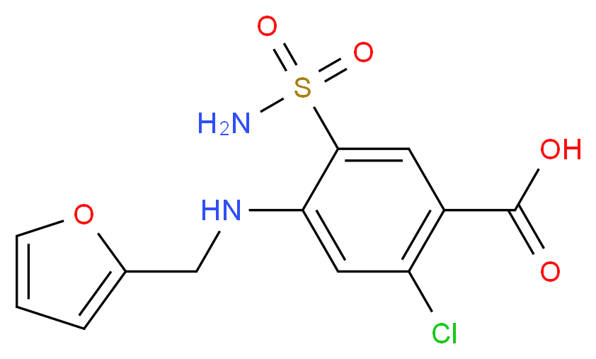 Iso Furosemide_Molecular_structure_CAS_4818-59-1)