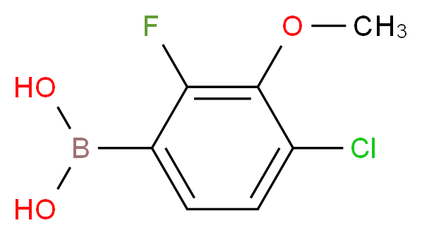 (4-Chloro-2-fluoro-3-methoxyphenyl)boronic acid_Molecular_structure_CAS_944129-07-1)