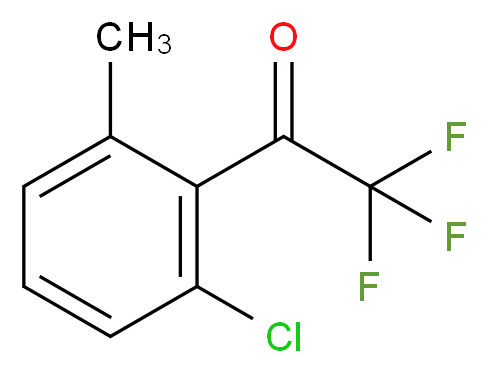 1-(2-CHLORO-6-METHYL-PHENYL)-2,2,2-TRIFLUORO-ETHANONE_Molecular_structure_CAS_886371-29-5)