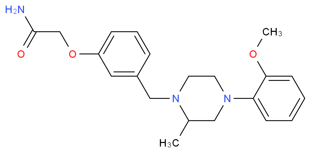 2-(3-{[4-(2-methoxyphenyl)-2-methyl-1-piperazinyl]methyl}phenoxy)acetamide_Molecular_structure_CAS_)
