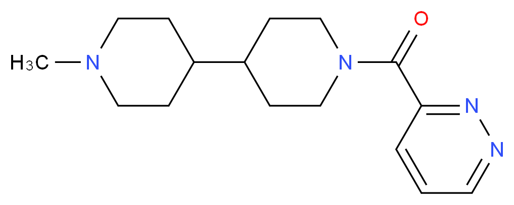 1-methyl-1'-(3-pyridazinylcarbonyl)-4,4'-bipiperidine_Molecular_structure_CAS_)
