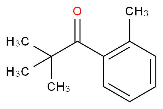 2,2-dimethyl-1-(2-methylphenyl)propan-1-one_Molecular_structure_CAS_)