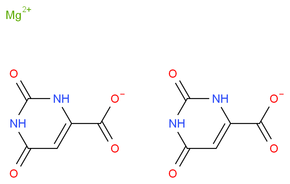 Magnesium bis(2,6-dioxo-1,2,3,6-tetrahydro-4-pyrimidinecarboxylate)_Molecular_structure_CAS_34717-03-8)