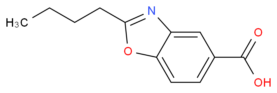 2-Butyl-1,3-benzoxazole-5-carboxylic acid_Molecular_structure_CAS_)