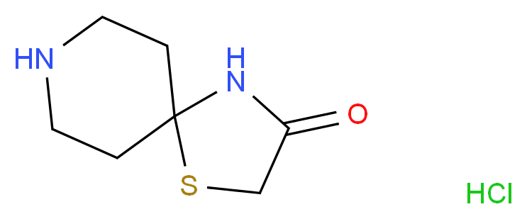 1-Thia-4,8-diazaspiro[4.5]decan-3-one hydrochloride_Molecular_structure_CAS_)