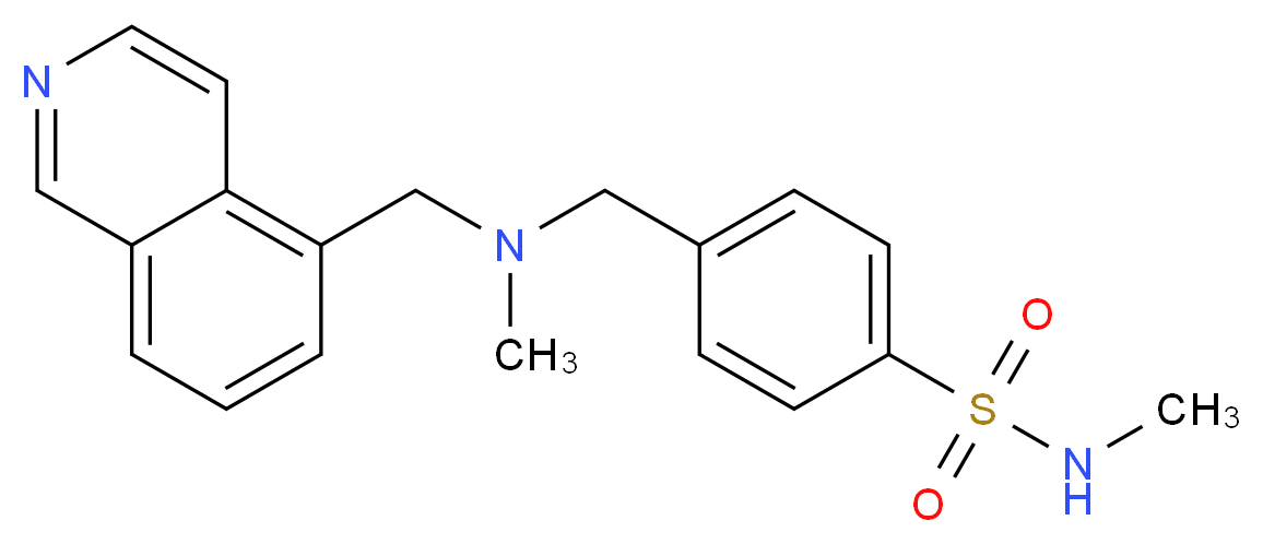 4-{[(isoquinolin-5-ylmethyl)(methyl)amino]methyl}-N-methylbenzenesulfonamide_Molecular_structure_CAS_)