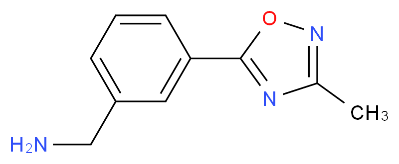 3-(3-Methyl-1,2,4-oxadiazol-5-yl)benzylamine 97%_Molecular_structure_CAS_944450-79-7)