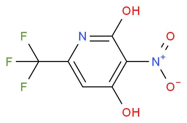 3-Nitro-6-(trifluoromethyl)pyridine-2,4-diol_Molecular_structure_CAS_947144-26-5)