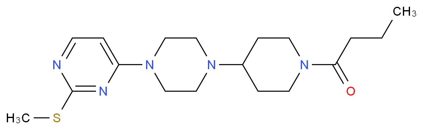 4-[4-(1-butyrylpiperidin-4-yl)piperazin-1-yl]-2-(methylthio)pyrimidine_Molecular_structure_CAS_)