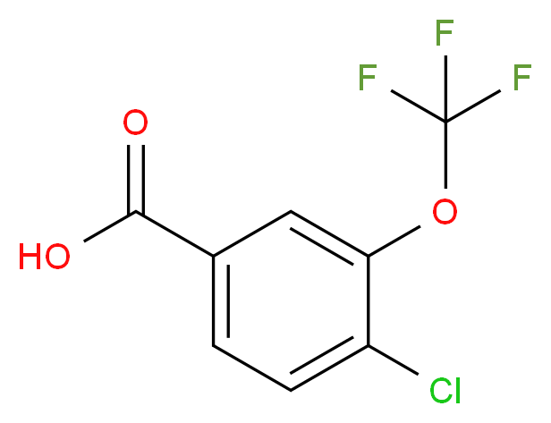 4-Chloro-3-(trifluoromethoxy)benzoic acid_Molecular_structure_CAS_886500-50-1)