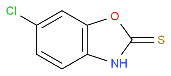 6-Chloro-3H-benzoxazole-2-thione_Molecular_structure_CAS_22876-20-6)