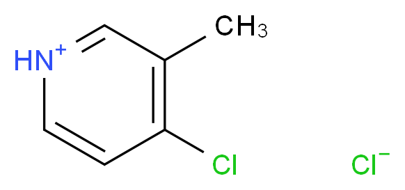 4-chloro-3-methylpyridin-1-ium chloride_Molecular_structure_CAS_)