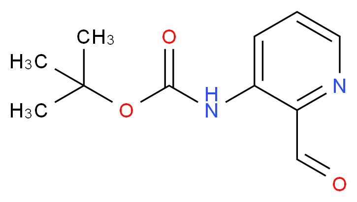 (2-Formyl-pyridin-3-yl)-carbamic acid tert-butyl ester_Molecular_structure_CAS_116026-99-4)