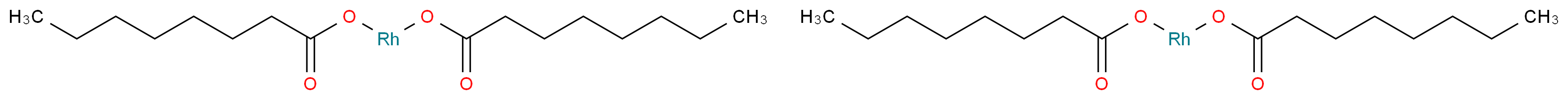 Rhodium(II) octanoate, dimer_Molecular_structure_CAS_73482-96-9)