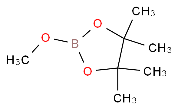 Methoxyboronic acid, pinacol ester_Molecular_structure_CAS_1195-66-0)