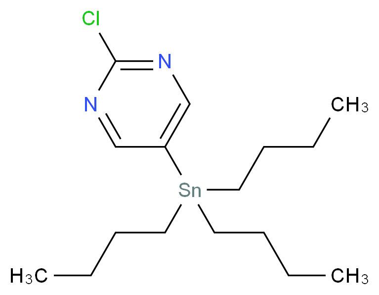2-Chloro-5-(tributylstannyl)pyrimidine_Molecular_structure_CAS_)
