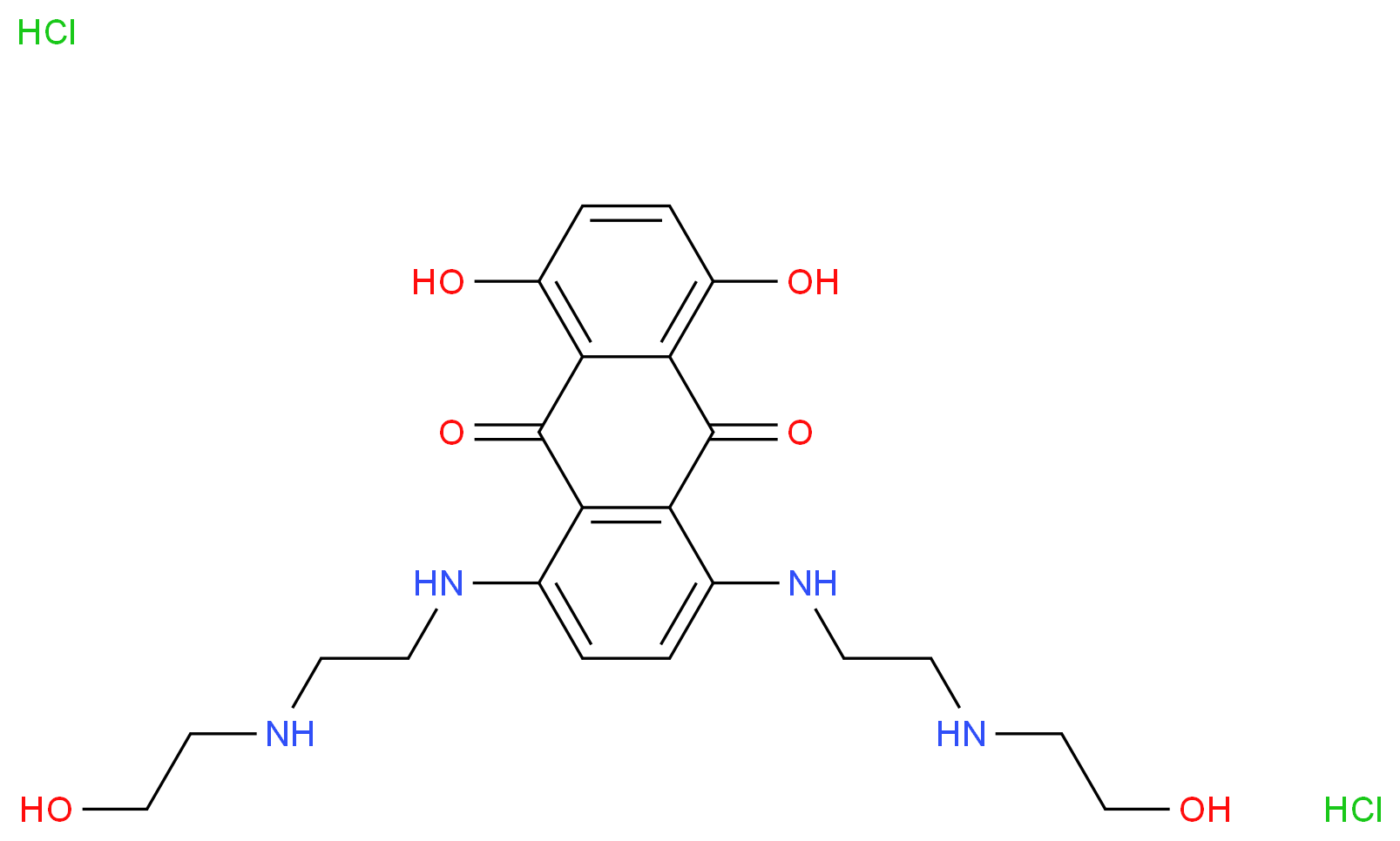Mitoxantrone dihydrochloride_Molecular_structure_CAS_70476-82-3)