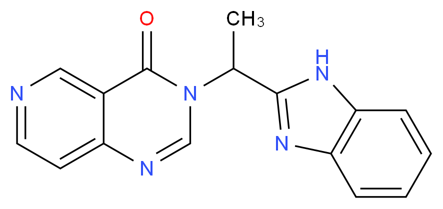 3-[1-(1H-benzimidazol-2-yl)ethyl]pyrido[4,3-d]pyrimidin-4(3H)-one_Molecular_structure_CAS_)