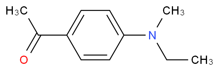 1-{4-[ethyl(methyl)amino]phenyl}ethan-1-one_Molecular_structure_CAS_)