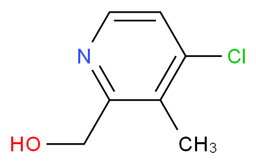 4-Chloro-2-(hydroxymethyl)-3-methylpyridine_Molecular_structure_CAS_59886-85-0)