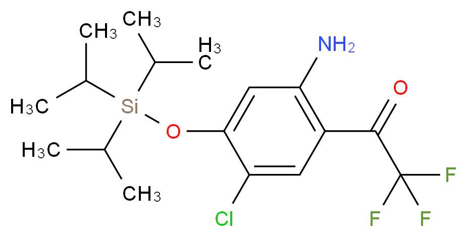 2-Trifluoroacetyl-4-chloro-5-triisopropylsilyloxyaniline_Molecular_structure_CAS_342621-21-0)