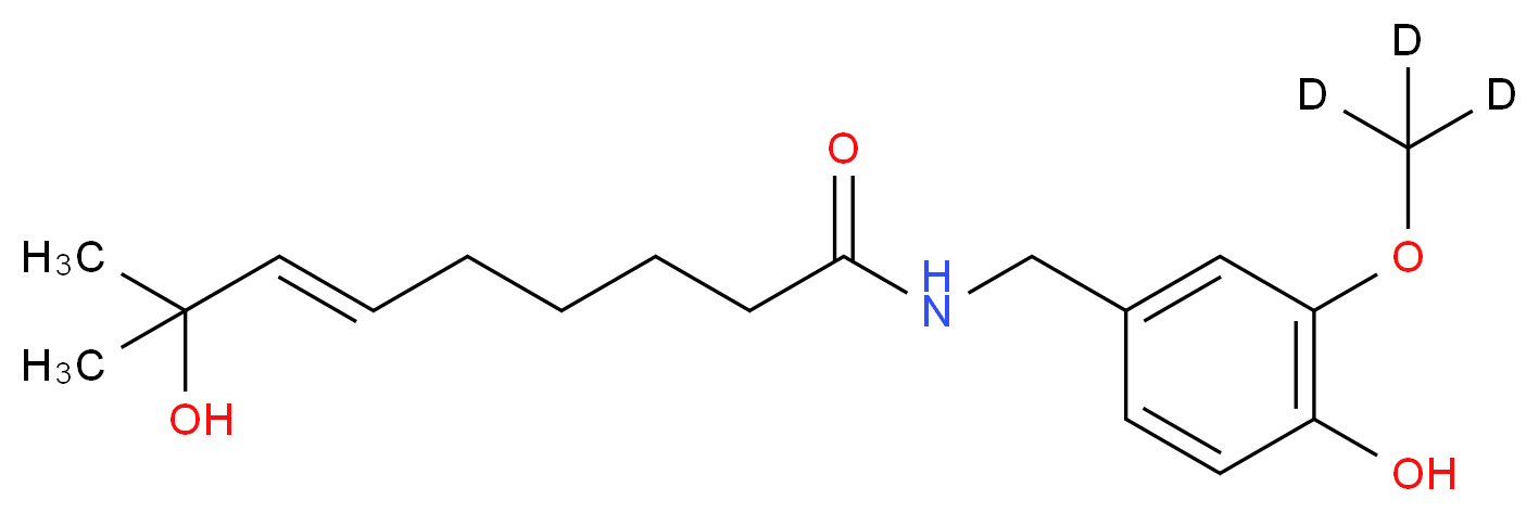 16-Hydroxy Capsaicin-d3_Molecular_structure_CAS_)