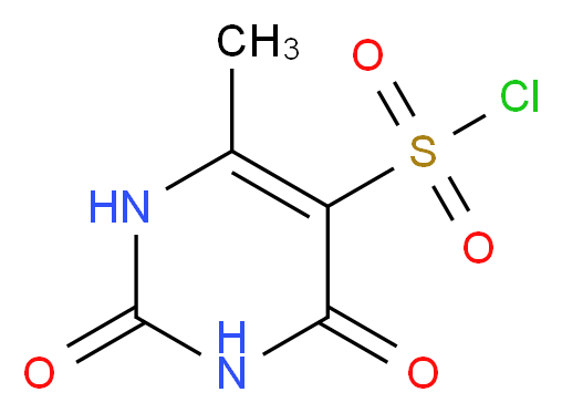 6-Methyl-2,4-dioxo-1,2,3,4-tetrahydropyrimidine-5-sulfonyl chloride_Molecular_structure_CAS_6461-30-9)
