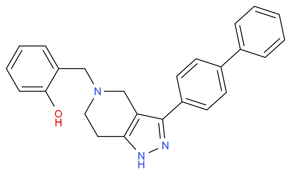 2-[(3-biphenyl-4-yl-1,4,6,7-tetrahydro-5H-pyrazolo[4,3-c]pyridin-5-yl)methyl]phenol_Molecular_structure_CAS_)
