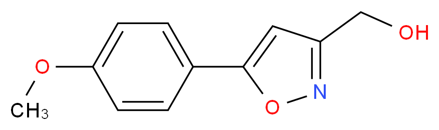 [5-(4-Methoxyphenyl)isoxazol-3-yl]methanol_Molecular_structure_CAS_)