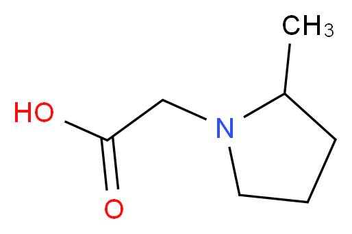2-(2-methylpyrrolidin-1-yl)acetic acid_Molecular_structure_CAS_)