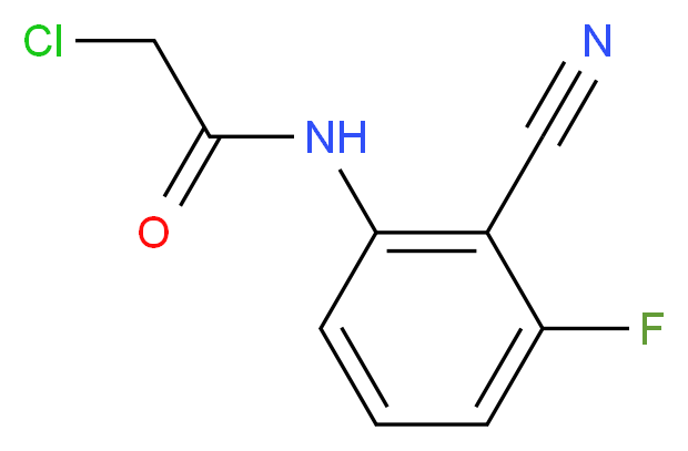 N1-(2-cyano-3-fluorophenyl)-2-chloroacetamide_Molecular_structure_CAS_)