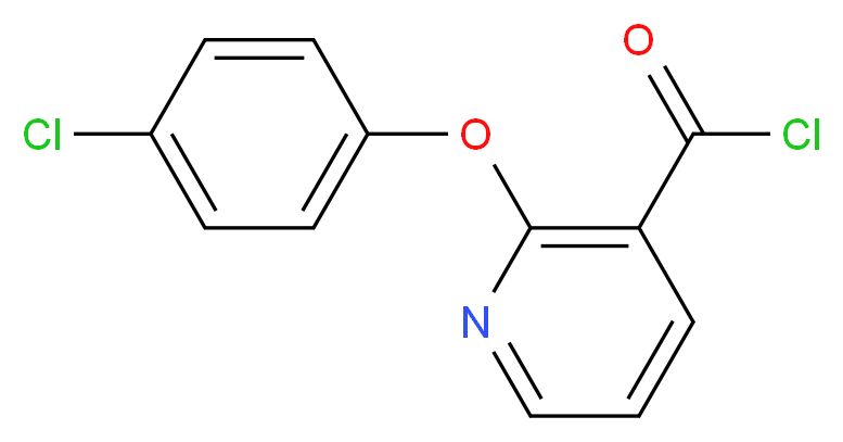 2-(4-Chlorophenoxy)pyridine-3-carbonyl chloride_Molecular_structure_CAS_51362-50-6)