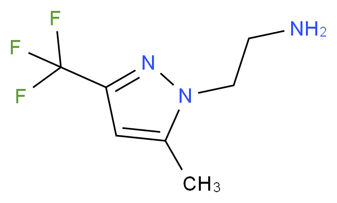 2-[5-methyl-3-(trifluoromethyl)-1H-pyrazol-1-yl]ethanamine_Molecular_structure_CAS_925154-89-8)