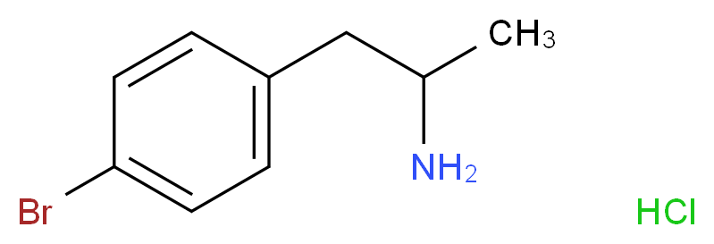 1-(4-bromophenyl)propan-2-amine hydrochloride_Molecular_structure_CAS_)