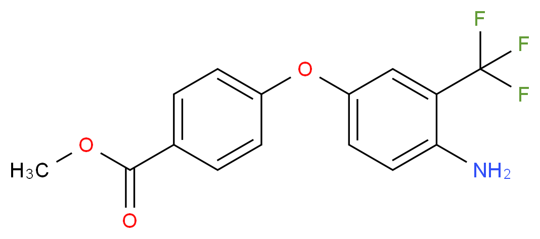 Methyl 4-[4-amino-3-(trifluoromethyl)phenoxy]-benzoate_Molecular_structure_CAS_)