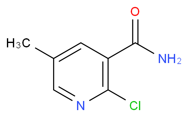 2-Chloro-5-methylnicotinamide_Molecular_structure_CAS_65169-45-1)