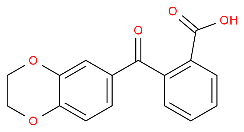 2-(2,3-Dihydro-benzo[1,4]dioxine-6-carbonyl)-benzoic acid_Molecular_structure_CAS_)