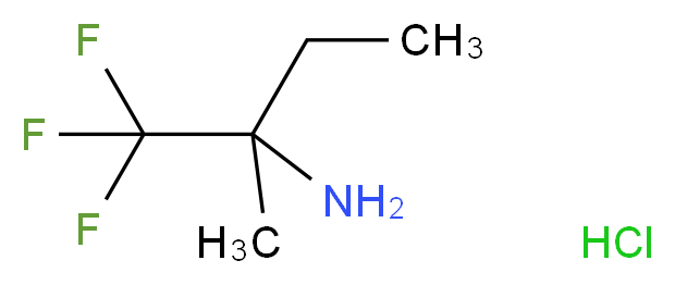 1,1,1-trifluoro-2-methylbutan-2-amine hydrochloride_Molecular_structure_CAS_)