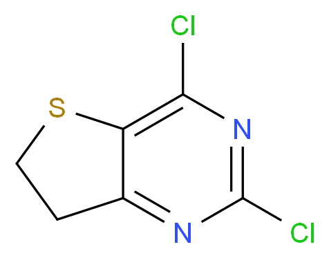 2,4-Dichloro-6,7-dihydrothieno[3,2-d]pyrimidine_Molecular_structure_CAS_74901-69-2)